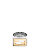 Matchesfashion.com Fendi - Ff Cutout Ring - Mens - Silver Gold