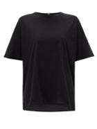 Ladies Lingerie Lunya - Cool Every Body Cotton-blend T-shirt - Womens - Black