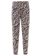 Matchesfashion.com The Upside - Zebra High-rise Printed-jersey Leggings - Womens - Black White