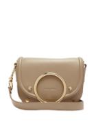 Matchesfashion.com See By Chlo - Mara Grained Leather Cross Body Bag - Womens - Grey