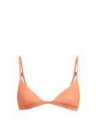 Matchesfashion.com Matteau - The Petite Triangle Bikini Top - Womens - Coral