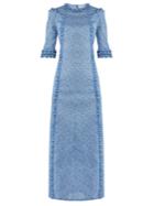 The Vampire's Wife Cate Floral-print Cotton Midi Dress