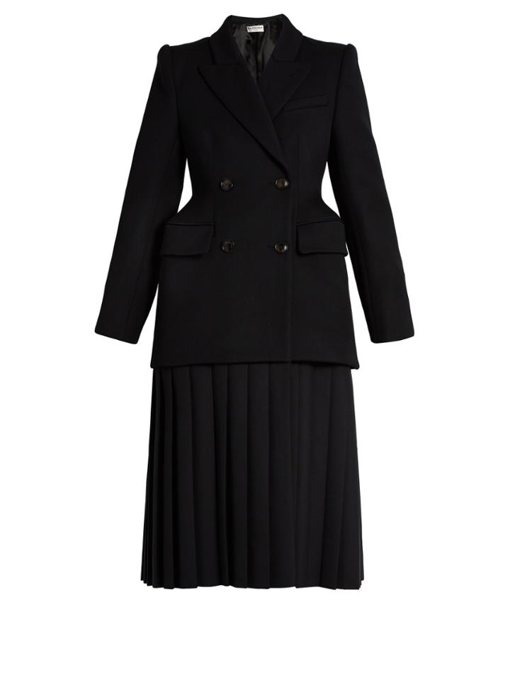 Balenciaga Cavalry Wool-twill Coat