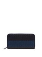 Matchesfashion.com Bottega Veneta - Intrecciato Leather Wallet - Mens - Navy Multi