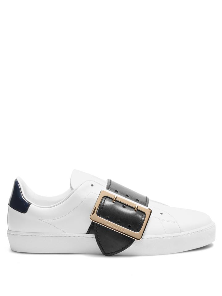 Burberry Westford Low-top Leather Trainers
