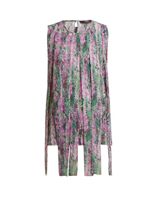 Matchesfashion.com Max Mara - Raro Top - Womens - Purple Print