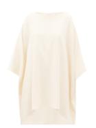 Ladies Rtw The Row - Estella Boat-neck Cady Kaftan - Womens - Cream