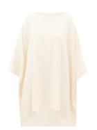 Ladies Rtw The Row - Estella Boat-neck Cady Kaftan - Womens - Cream