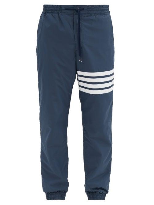 Matchesfashion.com Thom Browne - 4-bar Technical Track Pants - Mens - Navy