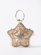 Rosantica - Supernova Crystal-embellished Clutch Bag - Womens - Gold