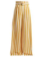 Maison Margiela Striped Paperbag-waist Trousers