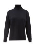 Matchesfashion.com Officine Gnrale - Alma Roll Neck Cashmere Sweater - Womens - Navy
