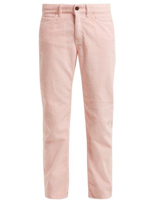 Matchesfashion.com M.i.h Jeans - Daily High Rise Corduroy Trousers - Womens - Pink