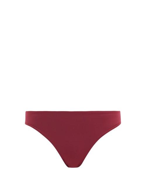 Matchesfashion.com Haight - Basic Stretch-jersey Bikini Briefs - Womens - Burgundy