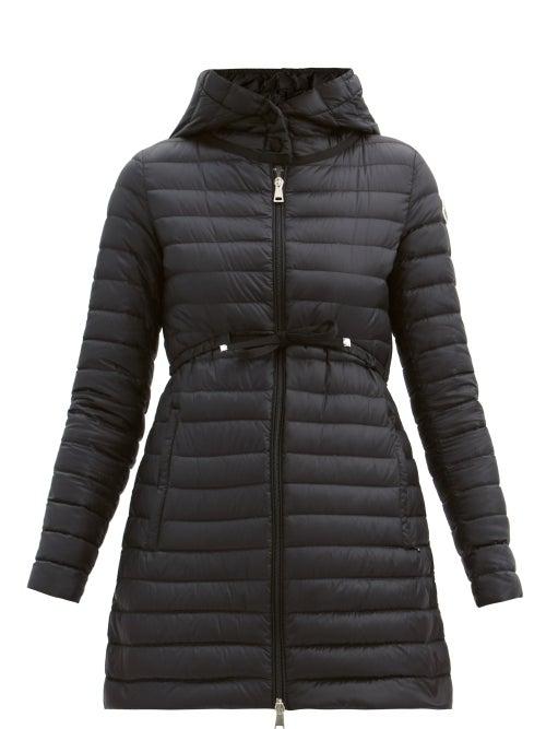Matchesfashion.com Moncler - Barbel Drawstring-waist Hooded Quilted Down Jacket - Womens - Black