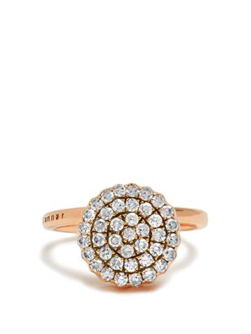 Selim Mouzannar Diamond & Pink-gold Beirut Ring