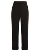 Jil Sander Alfred Stretch-wool Cropped Trousers