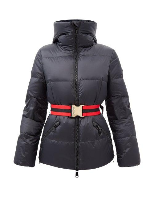 Goldbergh - Snowmass Belted Quilted Down Ski Jacket - Womens - Black