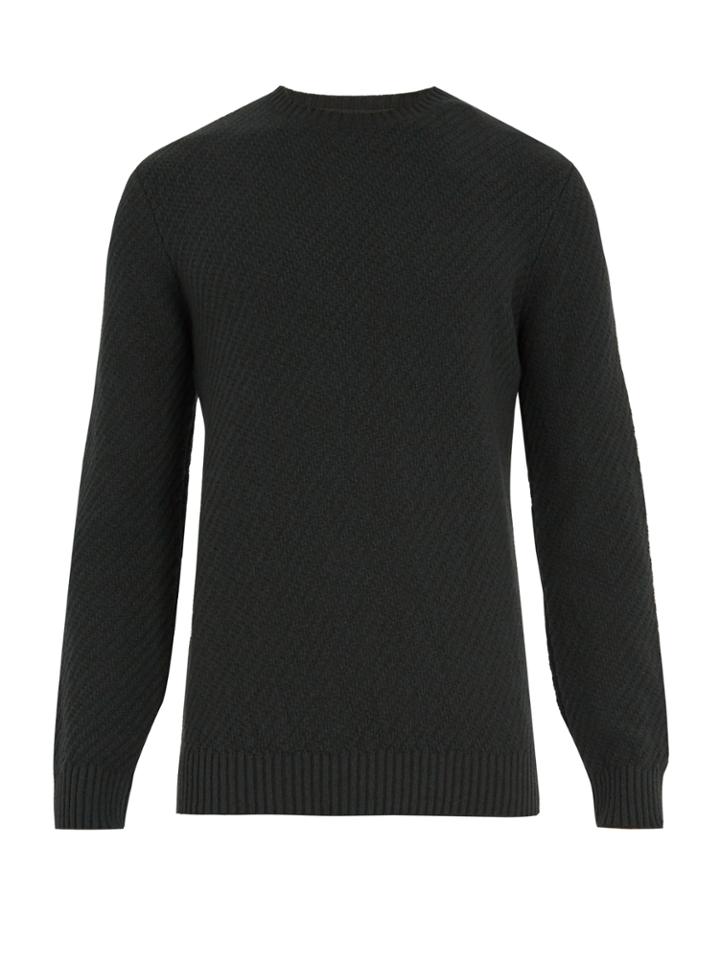 Oliver Spencer Blemheim Crew-neck Wool Sweater