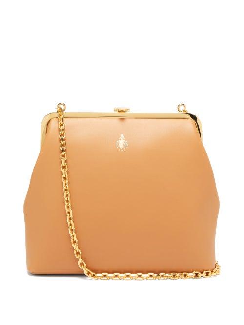 Matchesfashion.com Mark Cross - Susanna Leather Clutch Bag - Womens - Beige