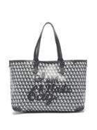 Matchesfashion.com Anya Hindmarch - I Am A Plastic Bag Small Recycled-canvas Tote Bag - Womens - Grey Multi