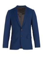 Matchesfashion.com Paul Smith - Single Breasted Wool Blend Blazer - Mens - Blue