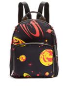 Miu Miu Planet-print Canvas Backpack