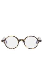 Monc - Lkka Round Bio-acetate Glasses - Mens - Brown