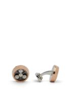 Matchesfashion.com Deakin & Francis - Sun And Planet Rose Gold-plated Cufflinks - Mens - Rose Gold/silver