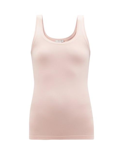 Hanro - Touch Feeling Scoop-neck Tank Top - Womens - Pink
