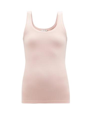 Hanro - Touch Feeling Scoop-neck Tank Top - Womens - Pink