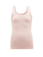 Hanro - Touch Feeling Scoop-neck Tank Top - Womens - Pink