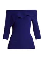 Osman Lopez Off-the-shoulder Jersey Top