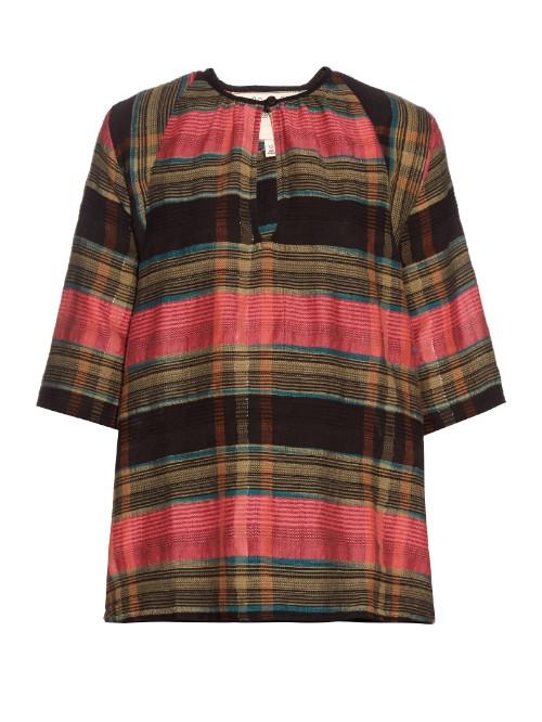 Ace & Jig Hope Striped Cotton-blend Top