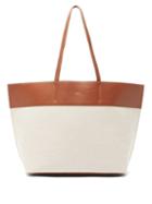 Matchesfashion.com A.p.c. - Totally Canvas And Leather Tote Bag - Womens - White Multi