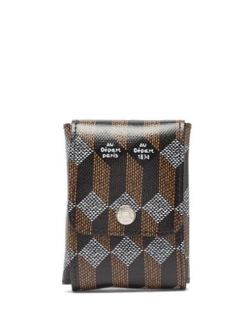 Au Depart - Monogram Coated-canvas Dental Travel Kit - Mens - Black Multi