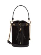 Matchesfashion.com See By Chlo - Debbie Suede And Leather Bucket Bag - Womens - Black
