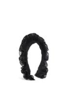 Matchesfashion.com Eliurpi - Pleated Organza Headband - Womens - Black