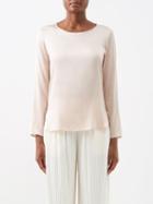 Max Mara Leisure - Moldava Blouse - Womens - Light Pink