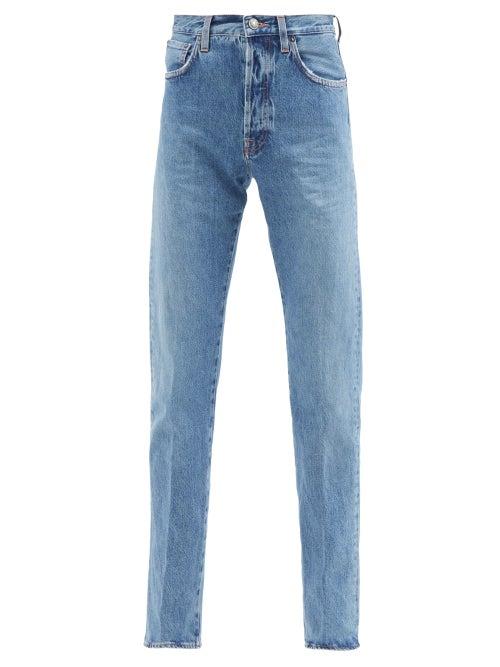 Made In Tomboy - Victoria High-rise Denim Jeans - Womens - Light Blue