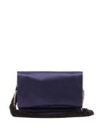 Matchesfashion.com Galvan - Tassel Chain-strap Satin Shoulder Bag - Womens - Navy