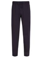 Matchesfashion.com A.p.c. - Kaplan Wool Blend Flannel Trousers - Mens - Dark Navy