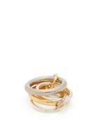 Matchesfashion.com Spinelli Kilcollin - Cici 18kt Gold & Sterling Silver Ring - Womens - Black