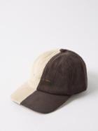 Nick Fouquet - Split Cotton-corduroy Cap - Mens - Cream Multi