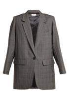Matchesfashion.com Isabel Marant Toile - Nerix Single Breasted Wool Blazer - Womens - Light Grey