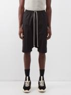 Rick Owens - Rick's Pods Drawstring Cotton-blend Shorts - Mens - Black