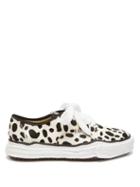 Mihara Yasuhiro - Baker Original Sole Printed Leather Trainers - Mens - Black White