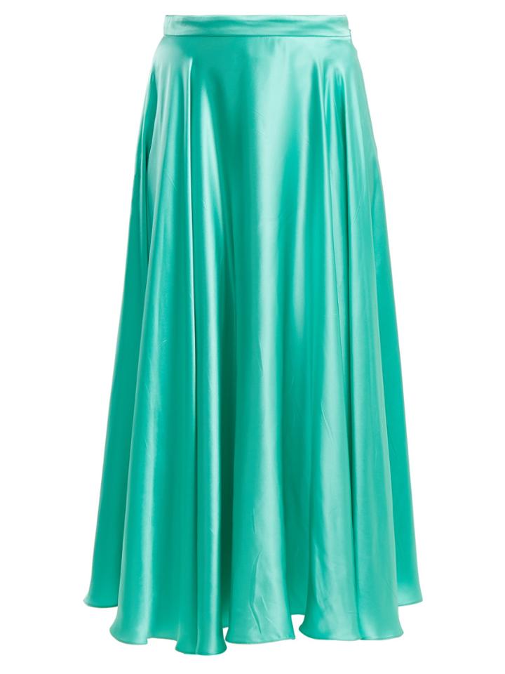 Gucci Crinkled Silk-blend Skirt