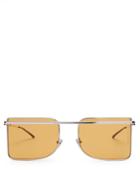 Calvin Klein 205w39nyc D-frame Metal Sunglasses