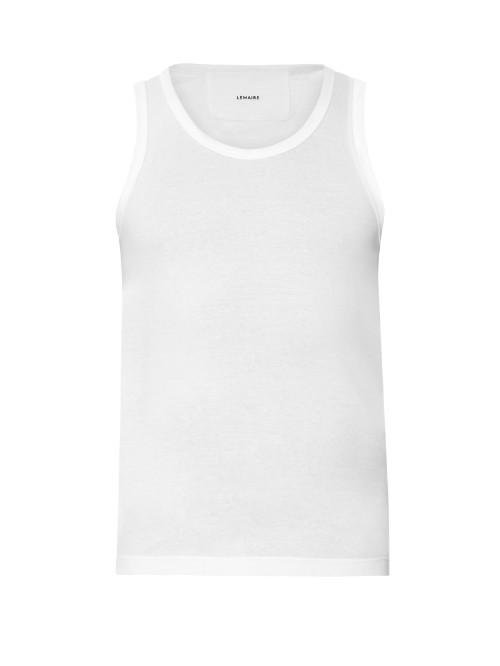 Lemaire Scoop-neck Cotton Tank Top